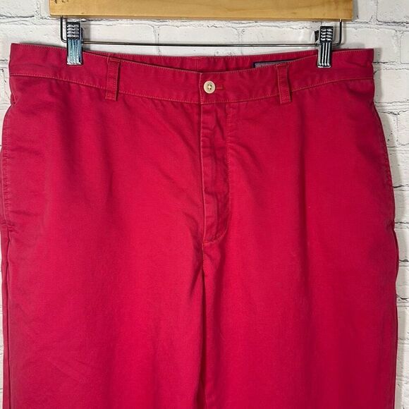 Vineyard Vines Red Khaki Chino Pants size W35 x L32 - Picture 2 of 7